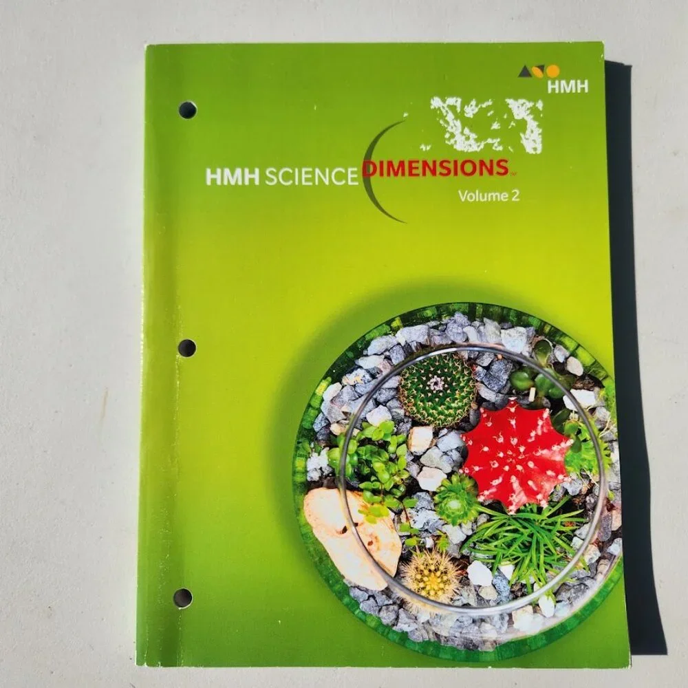 HMH Science Dimensions Grade 5 5th Volume 1 and 2 Book Bundle Lot Workbook Stude